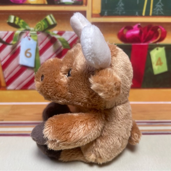 1 BRAND NEW GUND MINI MERRY MOOSE PLUSH ORNAMENT TOY APPROX 4” PRICE FIRM - Picture 5 of 16